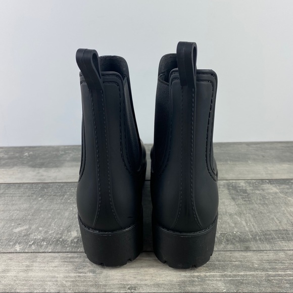 Jeffrey Campbell Cloudy Waterproof Rain Boot Black - Picture 4 of 7